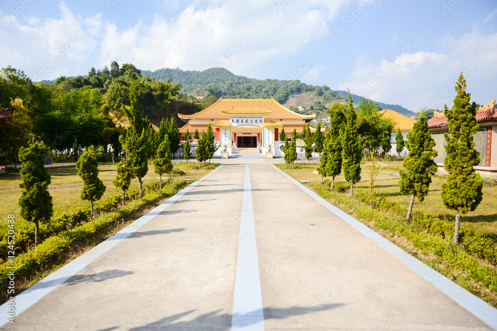 The Chinese Martyrs Memorial Museum in doi Mae Salong, nothern of Thailand The Chinese Martyrs Memorial Museum in doi Mae Salong, nothern of Thailand