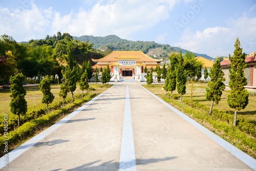 The Chinese Martyrs Memorial Museum in doi Mae Salong, nothern of Thailand © maewthitiwat