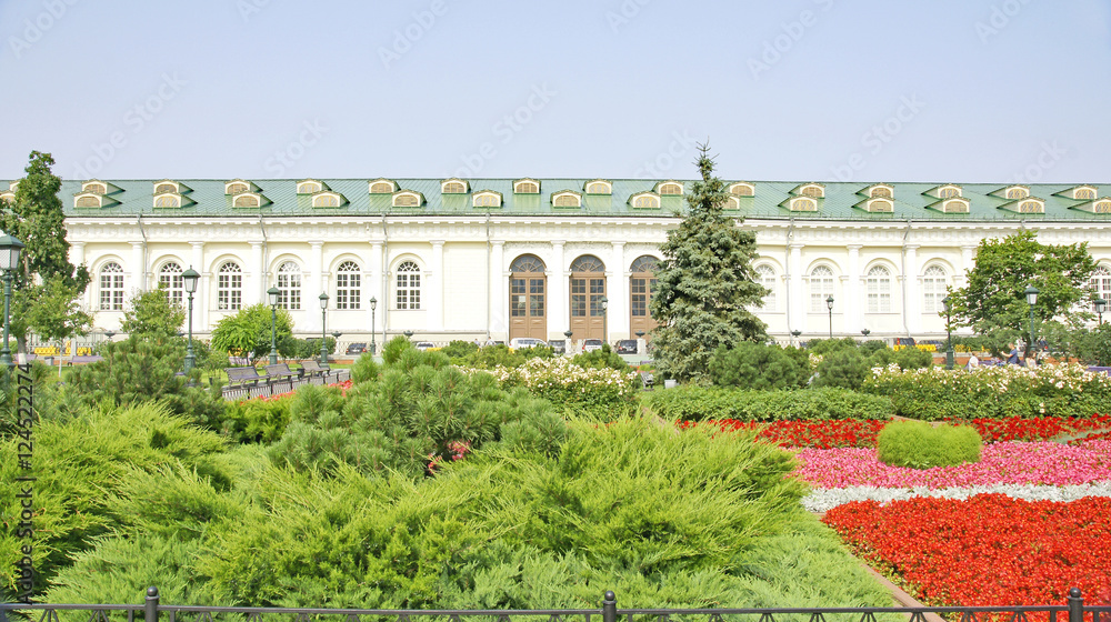Edificios y jardines del Kremlin, Moscú, Rusia