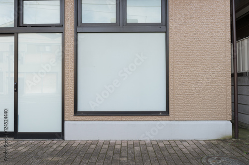 Large blank billboard on a street wall  banners with room to add your own text