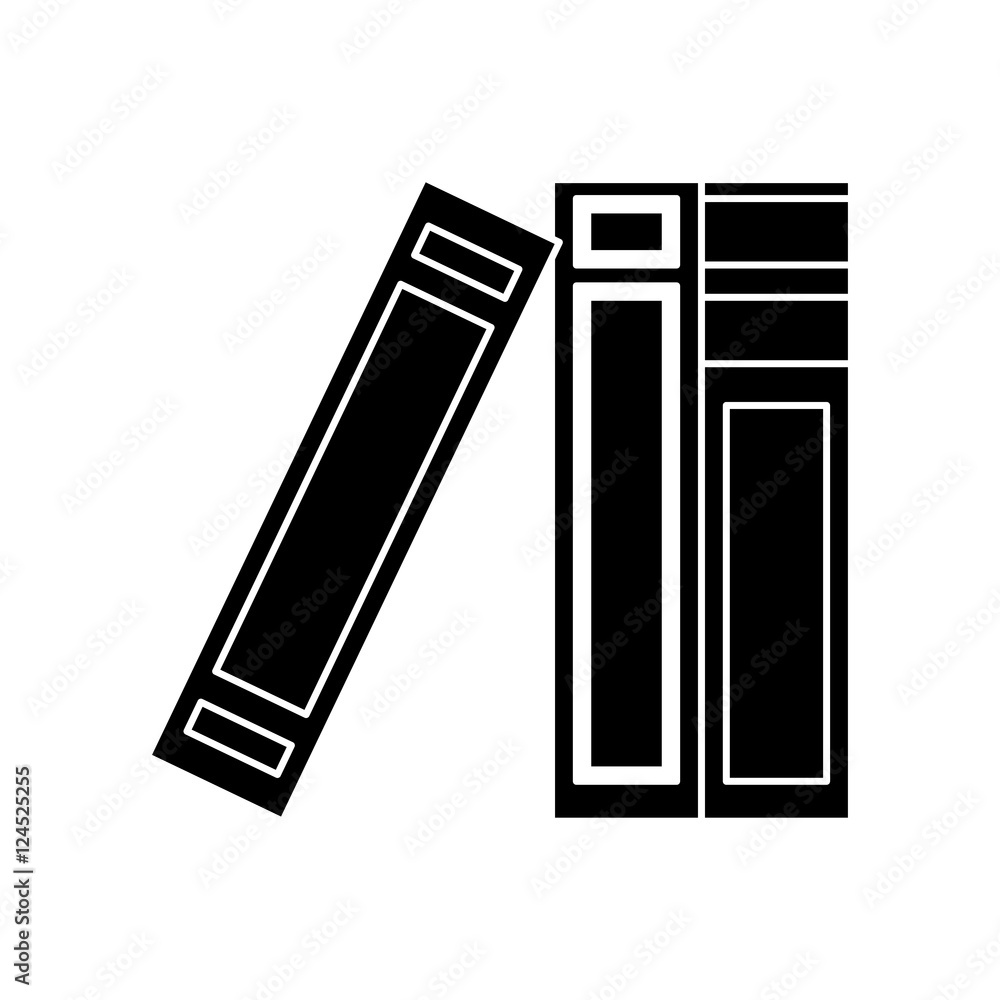 Book icon. School education supply and object theme. Isolated design. Vector illustration Book icon. School education supply and object theme. Isolated design. Vector illustration