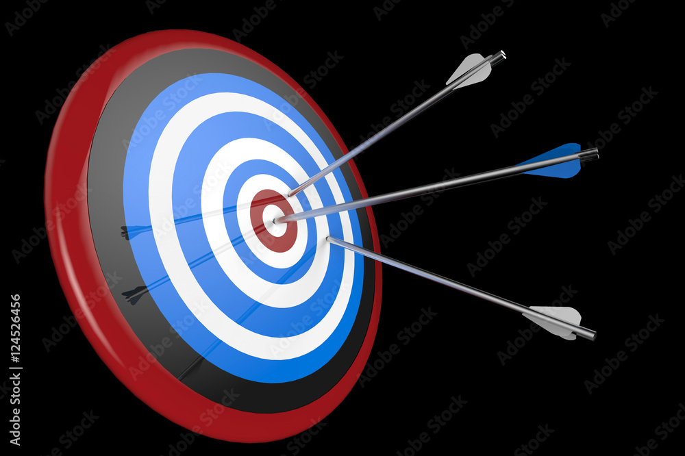 target and arrows on background target and arrows on background