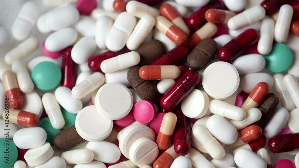 Many different colorfuls pills Many different colorfuls pills