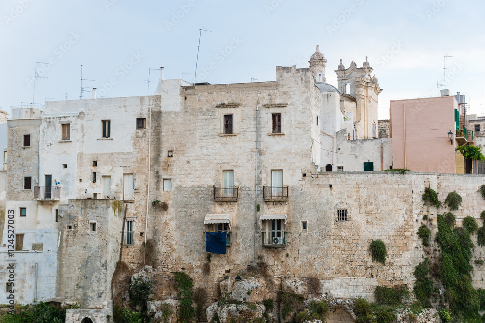 Polignano al mare - scenic small town in Puglia, Italy.
