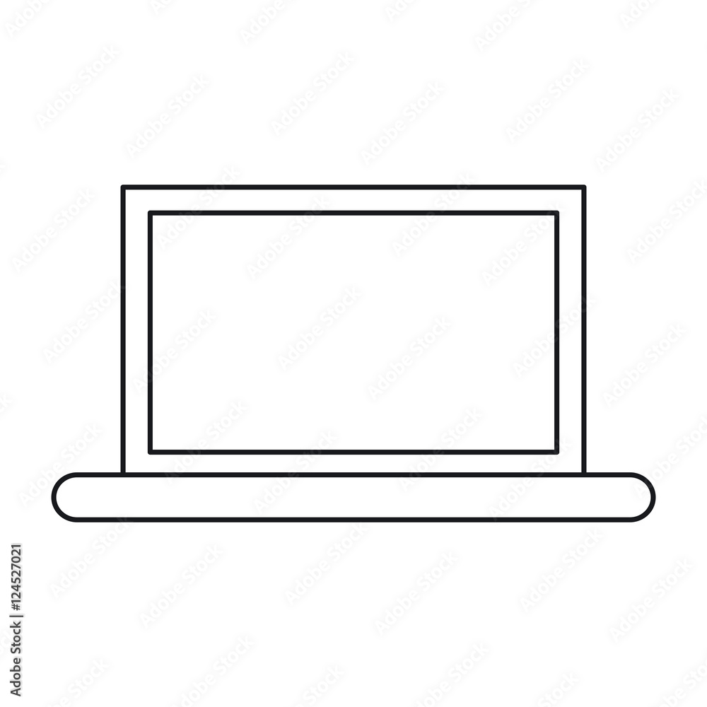 Laptop icon. Device gadget and technology theme. Isolated design. Vector illustration Laptop icon. Device gadget and technology theme. Isolated design. Vector illustration