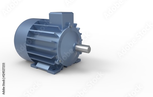 electric motor on a white background