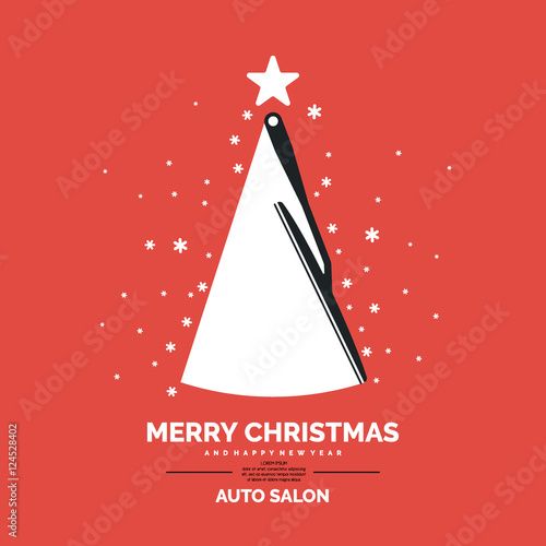 Poster for auto salon.