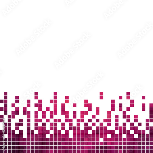 abstract vector square pixel mosaic background