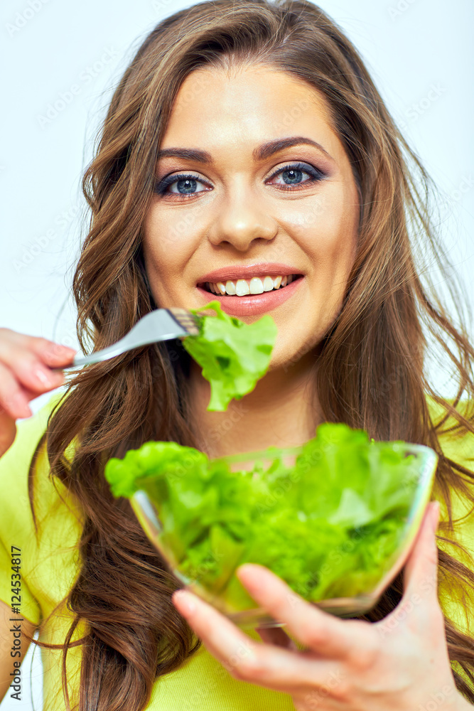 close up face portrait of woman for female healthy diet concept. close up face portrait of woman for female healthy diet concept.