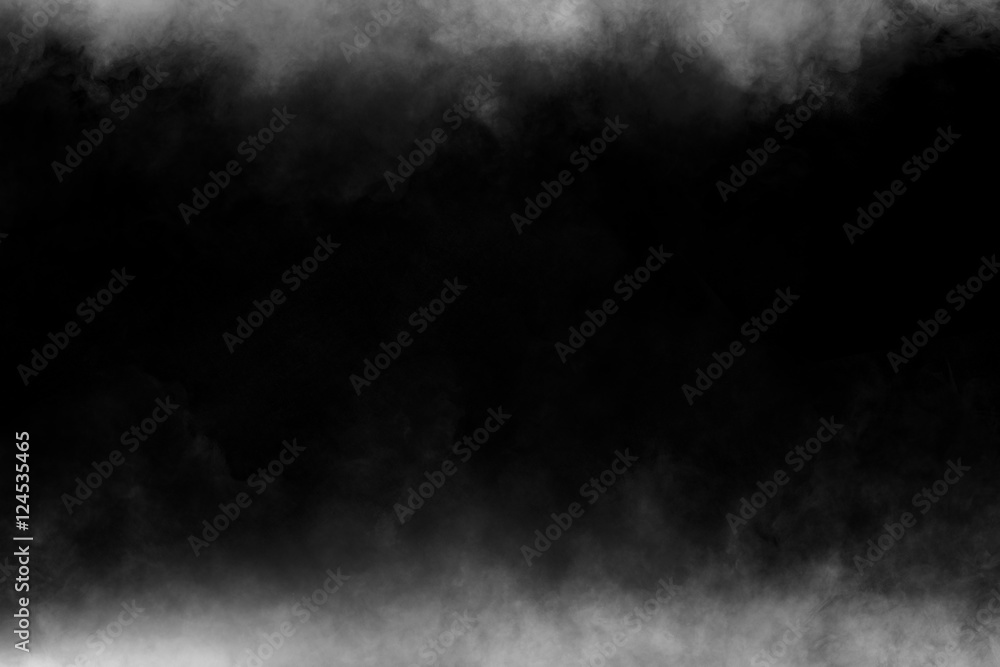 Fototapeta premium Smoke on black background