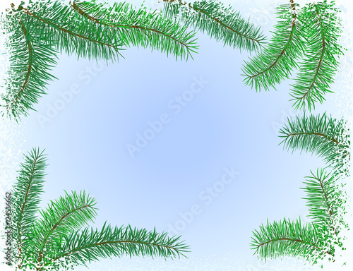 winter and christmas background with frozen pattern  christma