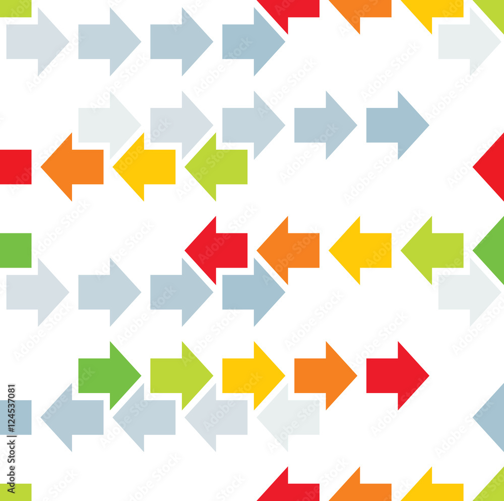 Arrows seamless pattern. Abstract geometric texture with arrow shapes. Colorful vector eps8 illustration. Arrows seamless pattern. Abstract geometric texture with arrow shapes. Colorful vector eps8 illustration.