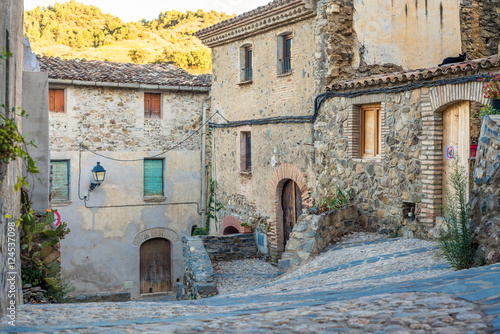 Alleyway in the small town Torroja del Priorat in the cormaca Priorat in the province of Tarragona. The village is mentioned already documentary 1270. The Priorat is world famous of its wine photo