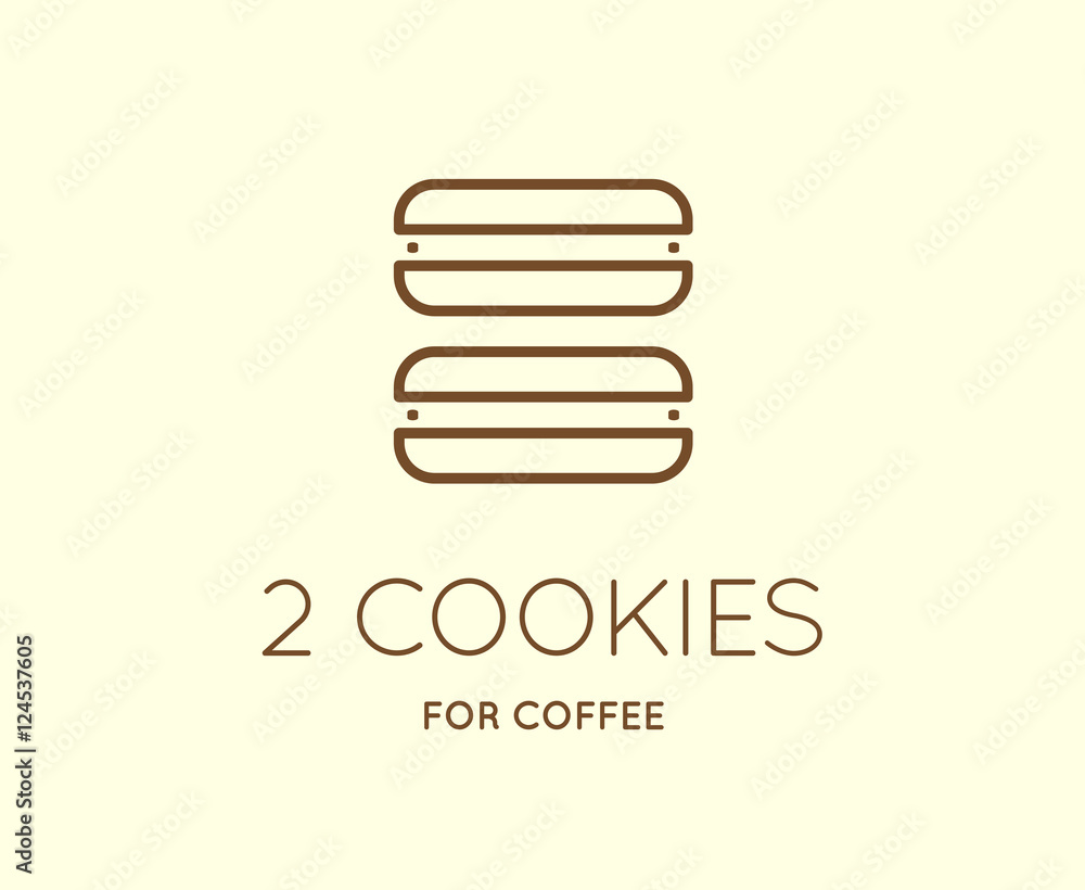 Vector Coffee Accessories Icon with Letter Sign can be used as L