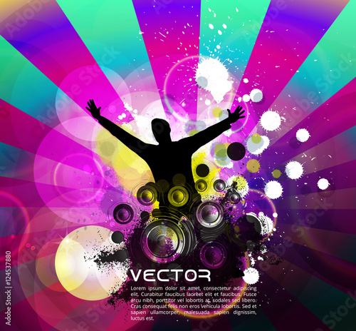 Music event illustration