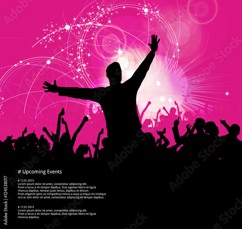 Music event illustration