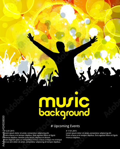 Music event illustration