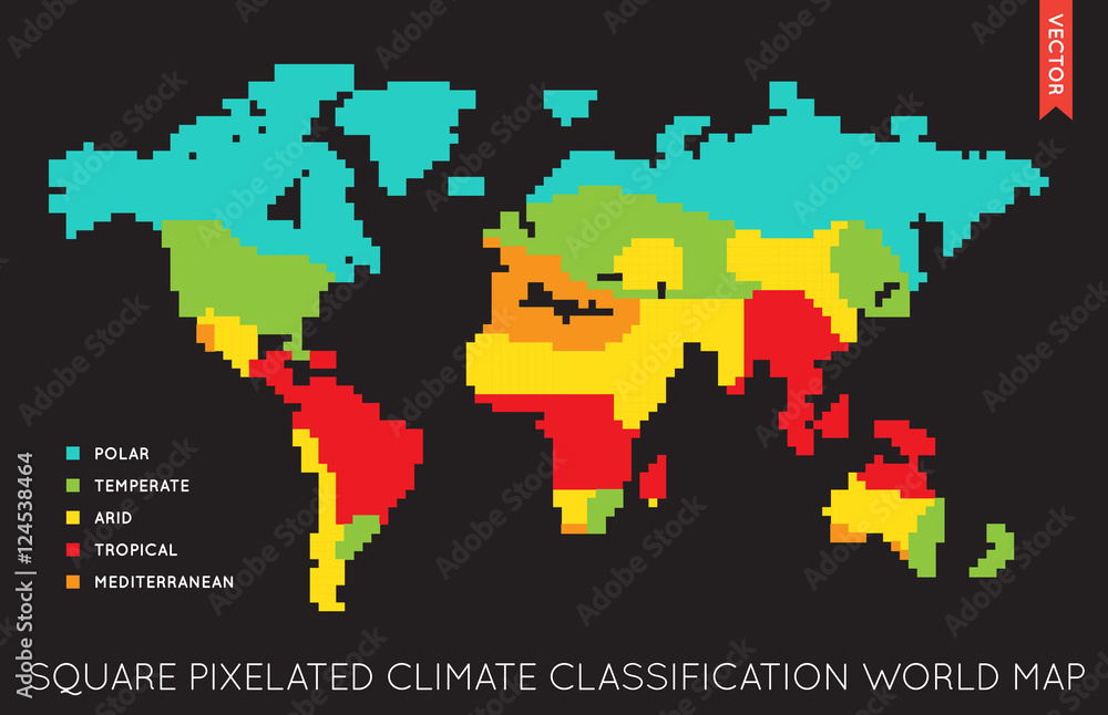 Vector Flat World Map Infographic. Map of the World. Vector Flat World Map Infographic. Map of the World.