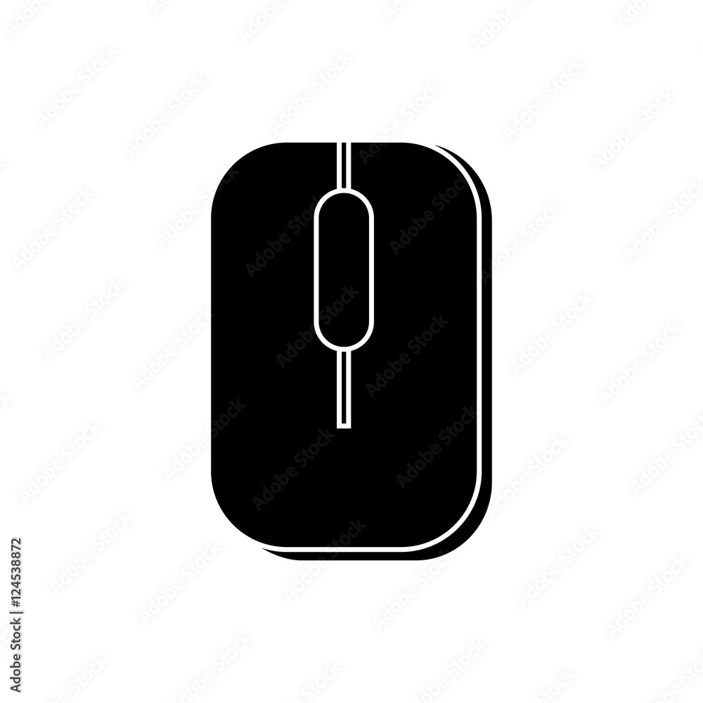 Mouse icon. Device gadget and technology theme. Isolated design. Vector illustration Mouse icon. Device gadget and technology theme. Isolated design. Vector illustration