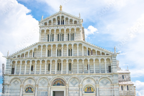 Pisa Cathedral against Blue Sky