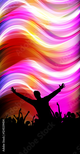 Music event illustration