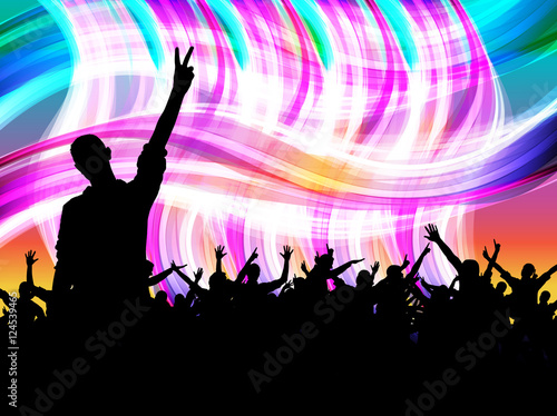 Music event illustration