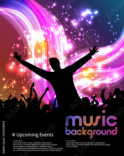 Music event illustration
