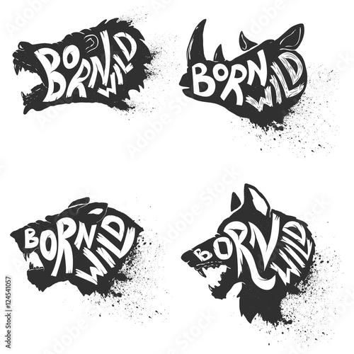 Born wild. Wild animals