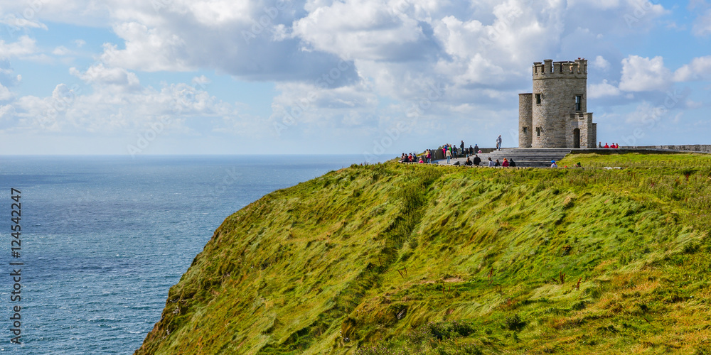 O'Brien's Tower in Cliffs of Moher, County Clare, Ireland