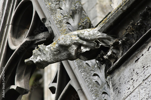 Mantes la Jolie; France - october 18 2016 : gothic Notre Dame co photo