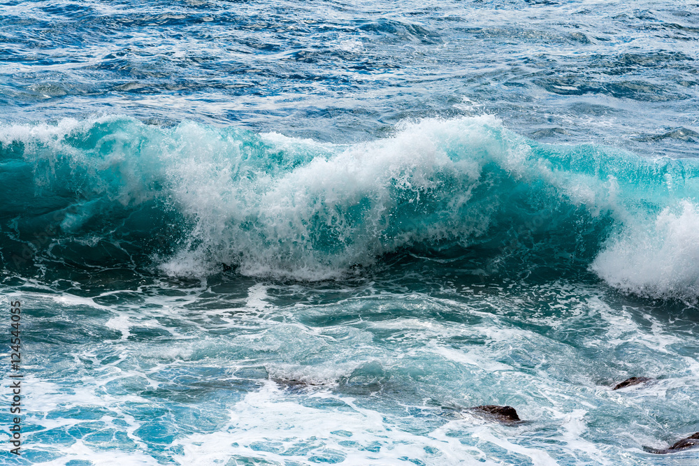 Obraz premium Fale w oceanie