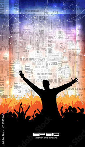 Music event illustration
