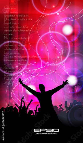 Music event illustration