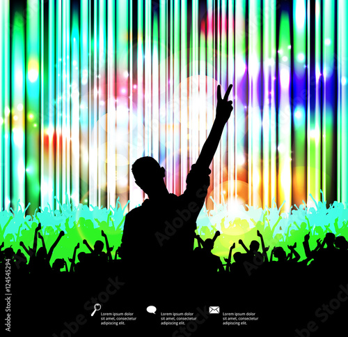 Music event illustration