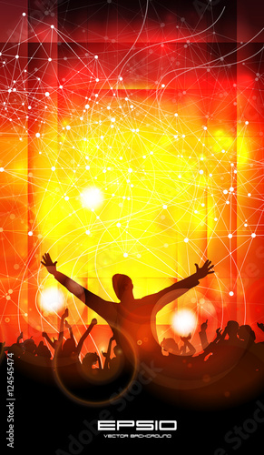 Music event illustration