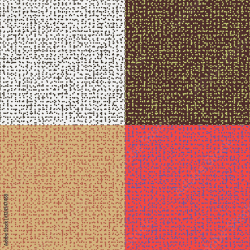 Set of vector seamless patterns