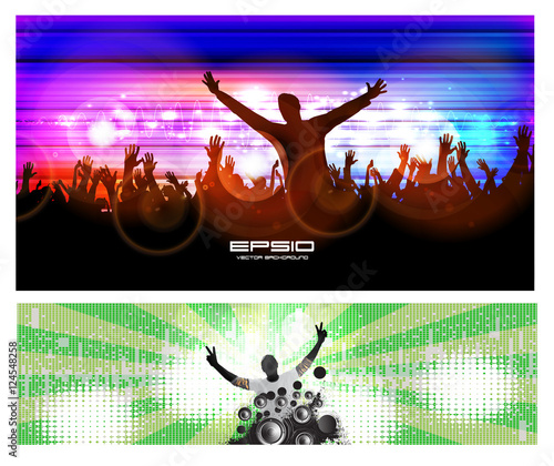 Music event illustration
