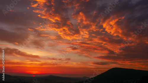 cloudy sunset