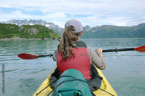 Kayaking trip with kids in Aialik Bay, Alaska