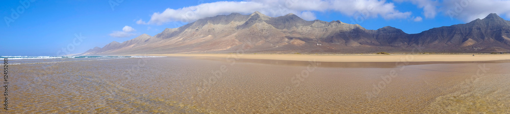 Famous beach Cofete on Fuerteventura, Spain. Famous beach Cofete on Fuerteventura, Spain.