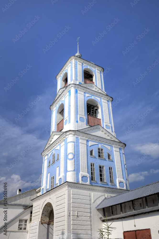 Надвратная колокольня. Никитский монастырь. Переславль-Залесский, Россия.