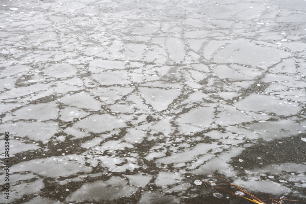 Obraz premium Abstract background of ice texture