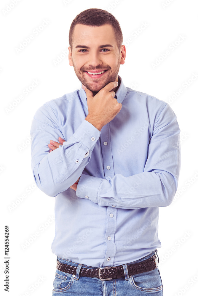 Handsome business guy Handsome business guy