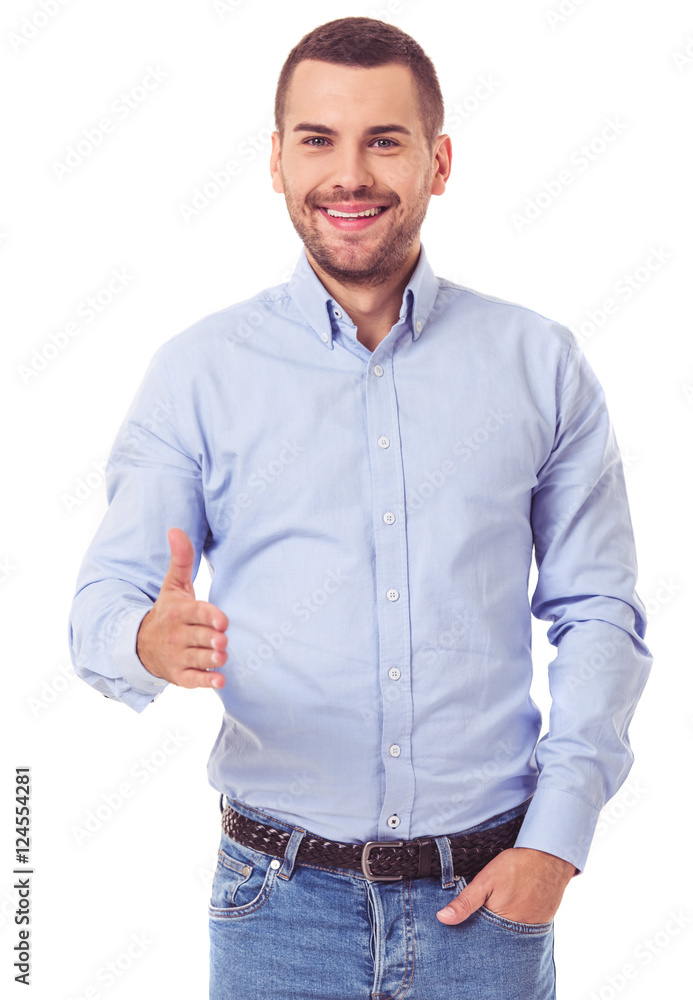 Handsome business guy Handsome business guy