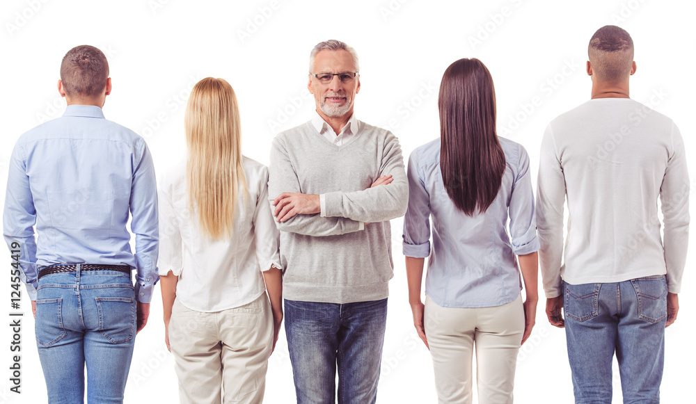 Fototapeta premium Beautiful business team