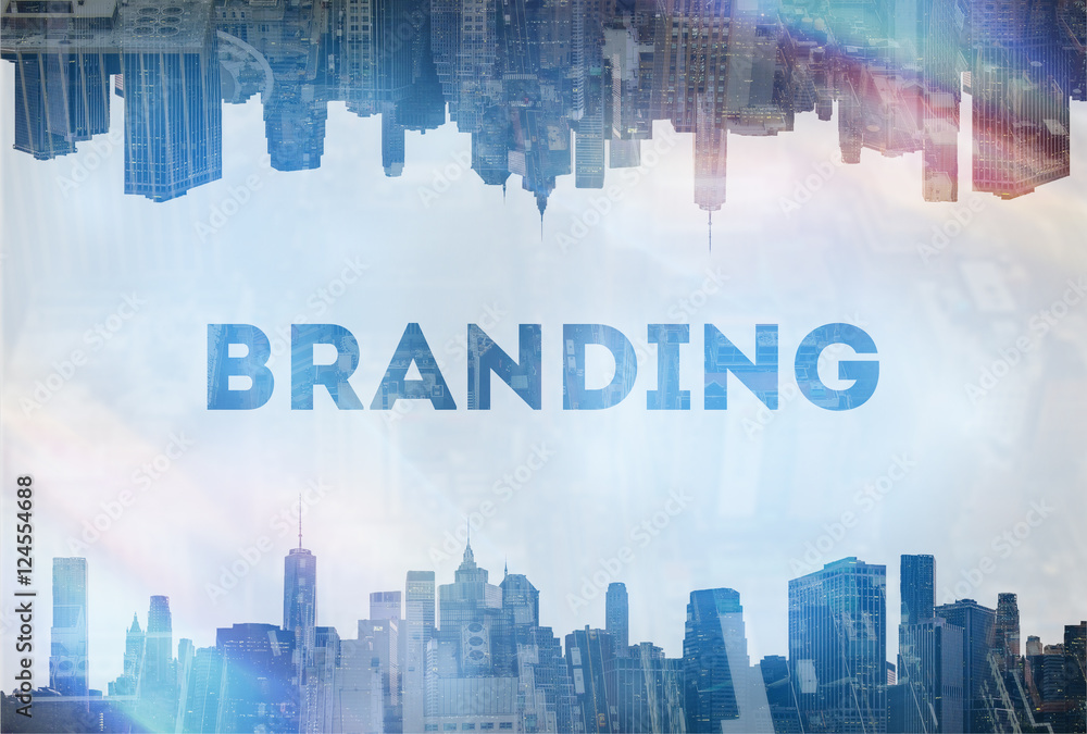 Fototapeta premium Branding concept image