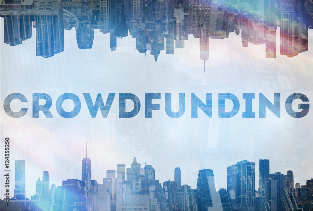 Fototapeta premium Crowdfunding concept image