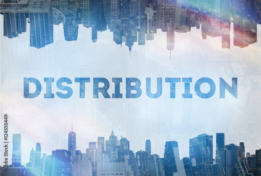 Distribution concept image