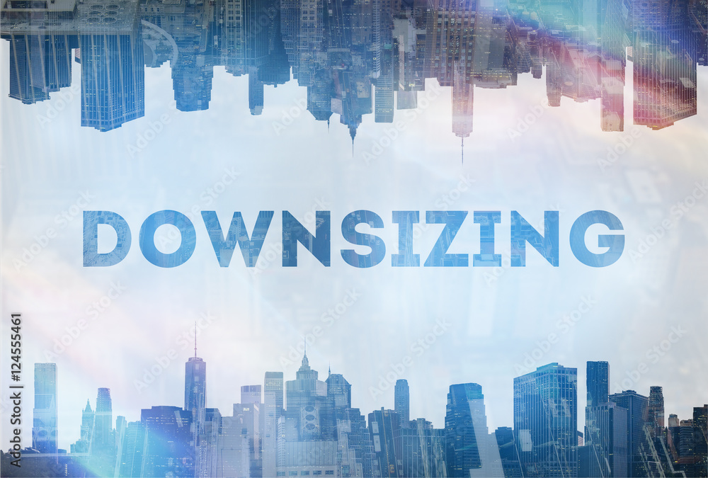 Obraz premium Downsizing concept image