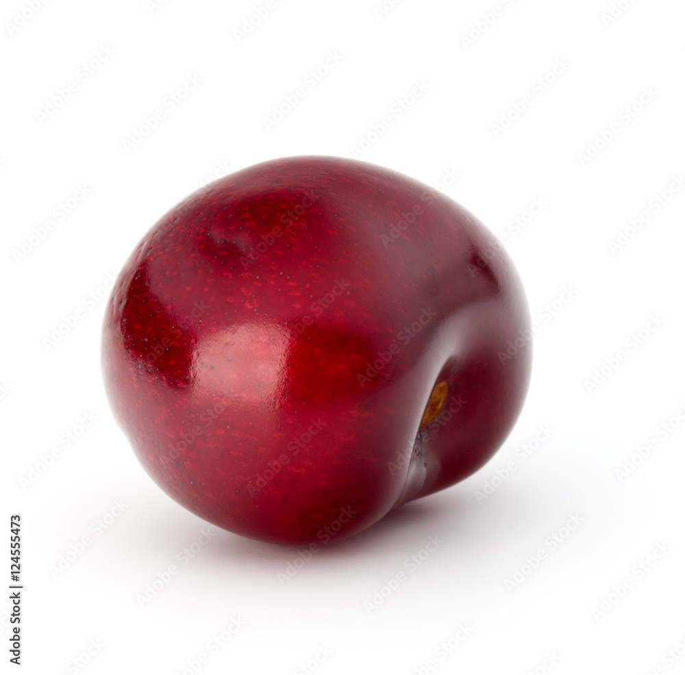 Sweet cherry berry isolated on white background cutout Sweet cherry berry isolated on white background cutout